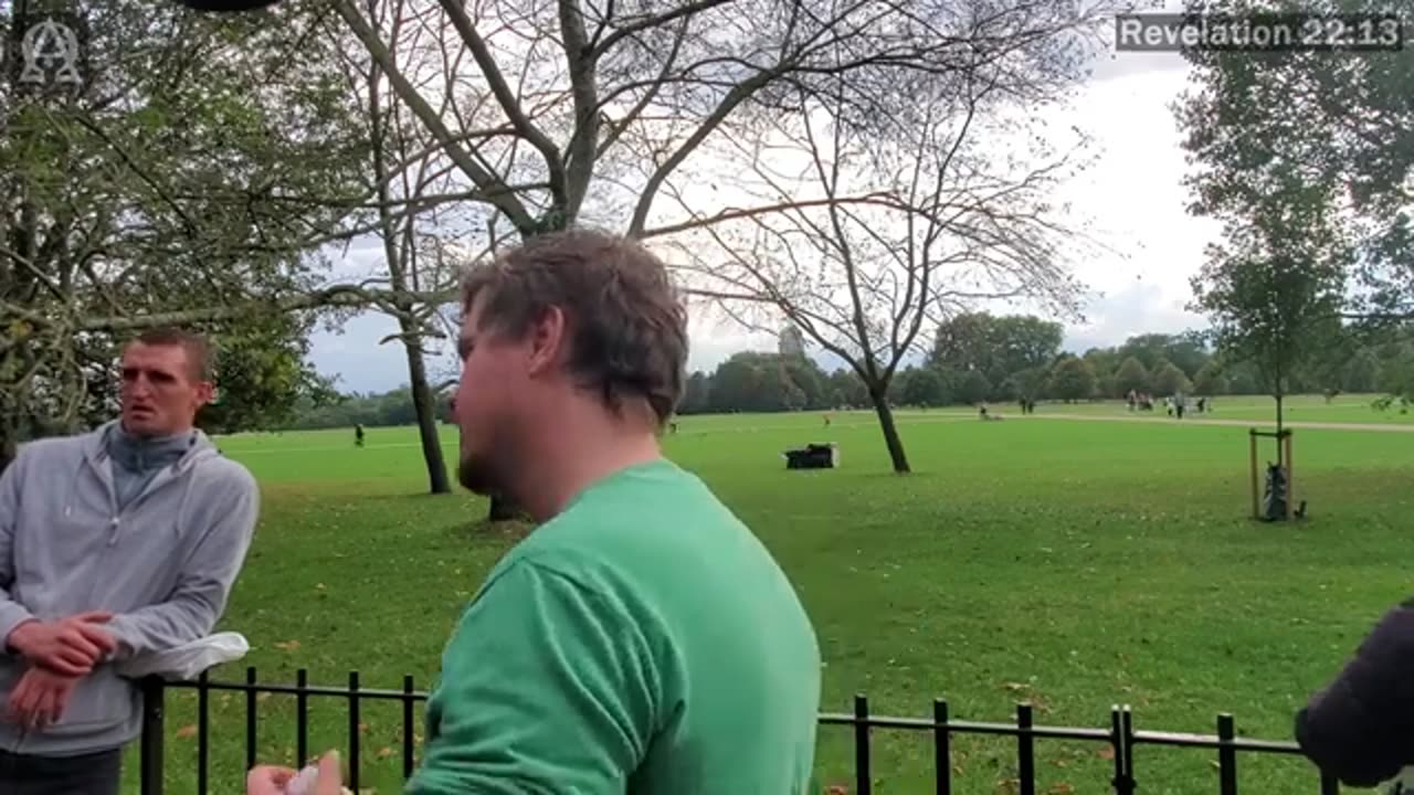 Speakers Corner - Bob Talks To A Muslim Who Gets Agitated When They Started Talk