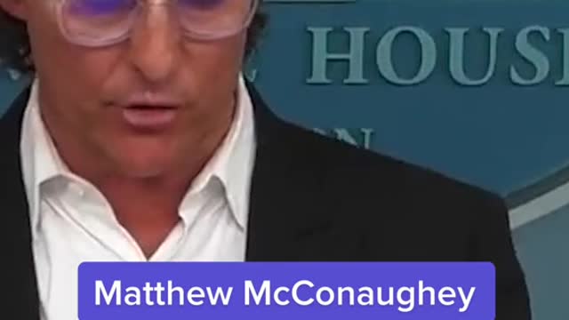 Matthew McConaughey calls for gun reform