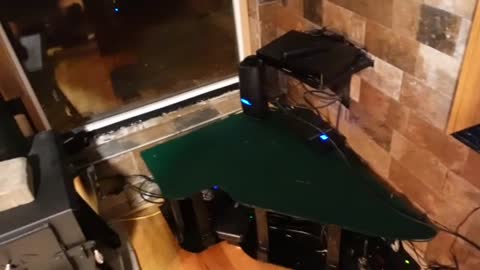 Custom Table For All The UPS, Surge & Other Stuff On Your Floor FOr $23.74. Have Some Fun!