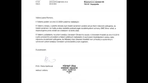 Výzva ze dne 2.2.2024 k nápravě deliktu.