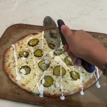 Bet you never had Pickle Pizza 🥒🍕