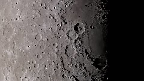 Moon - Close Up View - Real Sound. HD