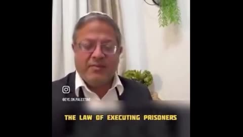 Psychopathic Israeli National Security Minister Proposes Law to Murder Palestinian Prisoners