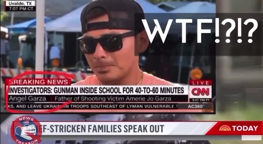Texas Shooting is a False Flag. How can you explain this video? Two fathers, same daughter dead??