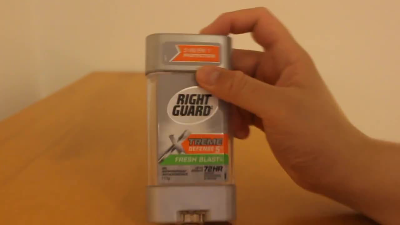 Right Guard xtreme defense 5 product review fresh blast Part 2, completely random review