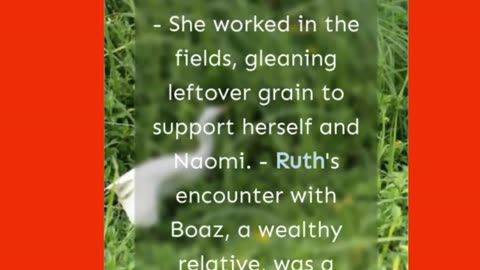 Who was Ruth in the Bible