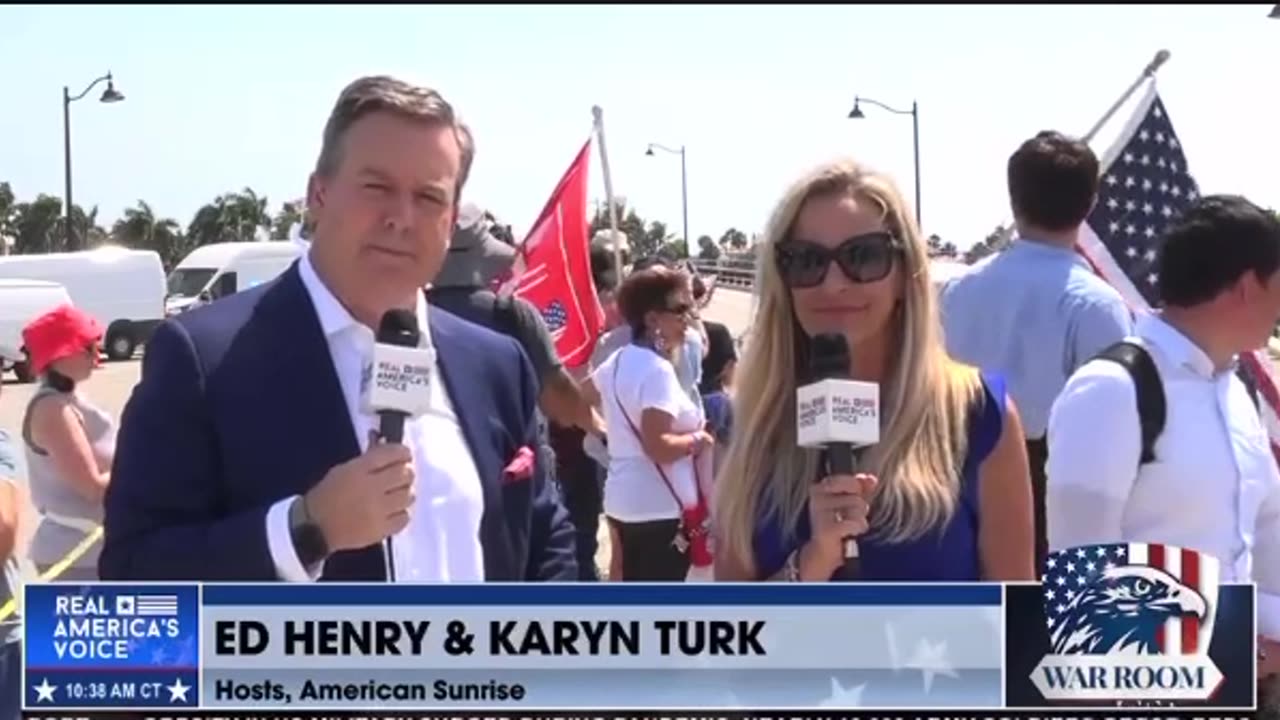 Trump Patriots supporters showing support for POTUS-Ed & Karyn