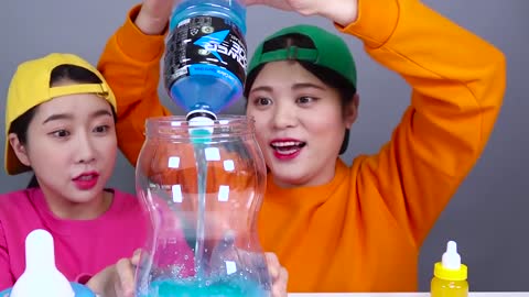 Big Bottle candy jelly DONA Mukbang