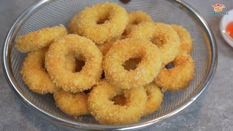 "Amazing Crispy Chicken Donuts Recipe! Chicken nuggets recipe! Potato recipes."