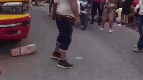 Accidente de tránsito en la vía Zapatoca-Bucaramanga
