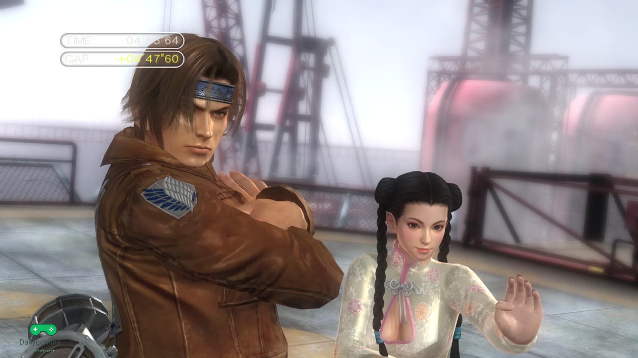 TAG BATTLE Hayate AND PAI DEAD OR ALIVE 5 GAMEPLAY