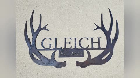 CNC plasma 36x24 home sign