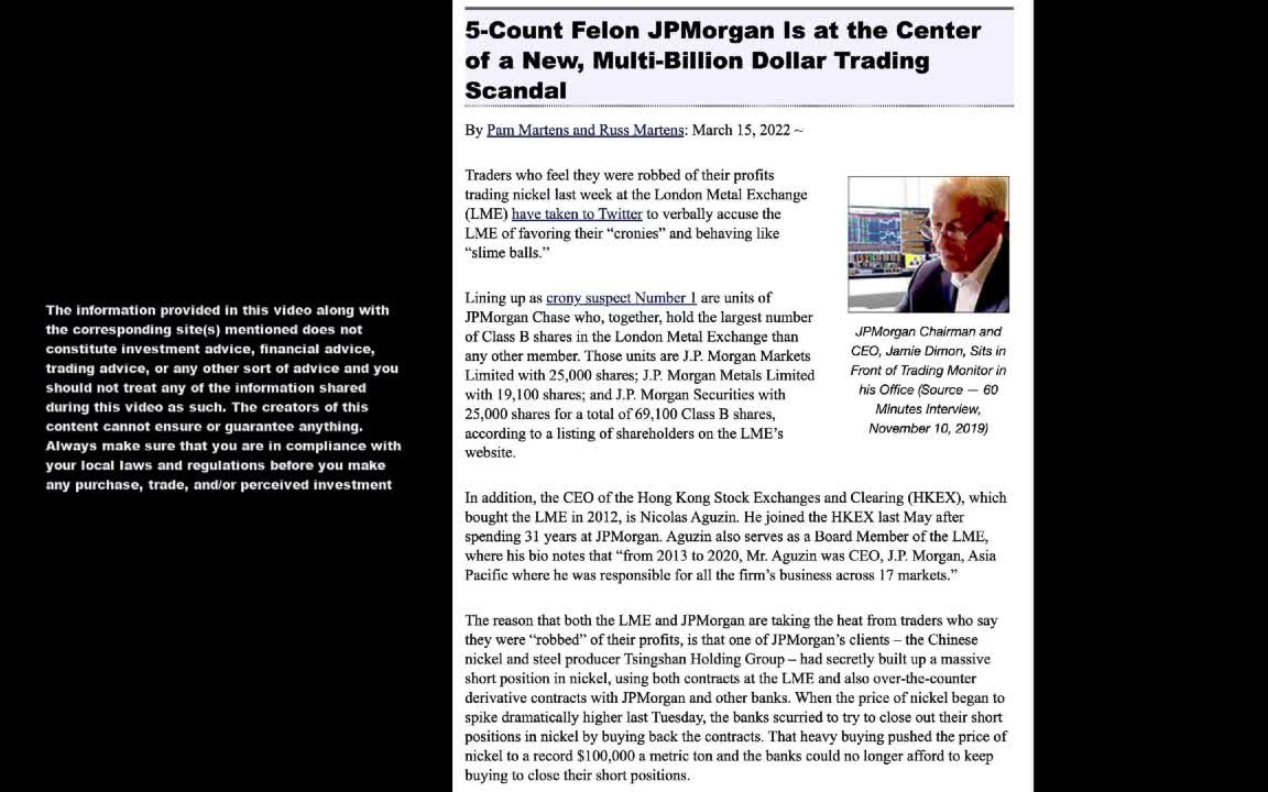 Great Awakening or Great Reset Dollar Collapse Bitcoin Gold Silver