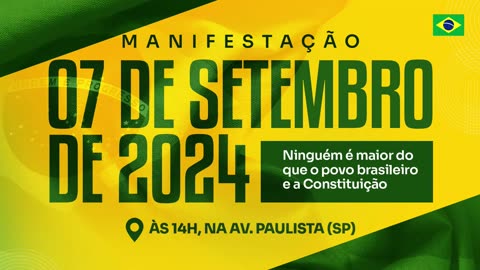 Ao vivo: Manifestação de 7 de setembro de 2024 na Av.Paulista