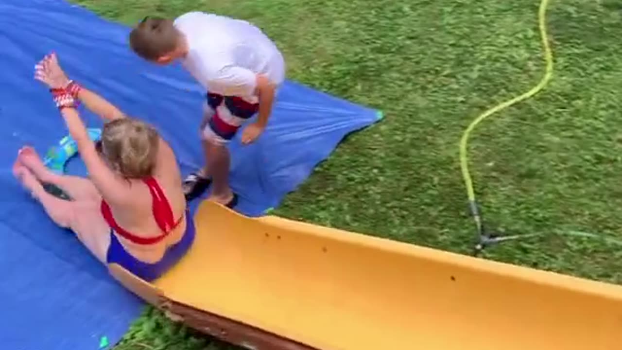 Great Backyard Slide Ever