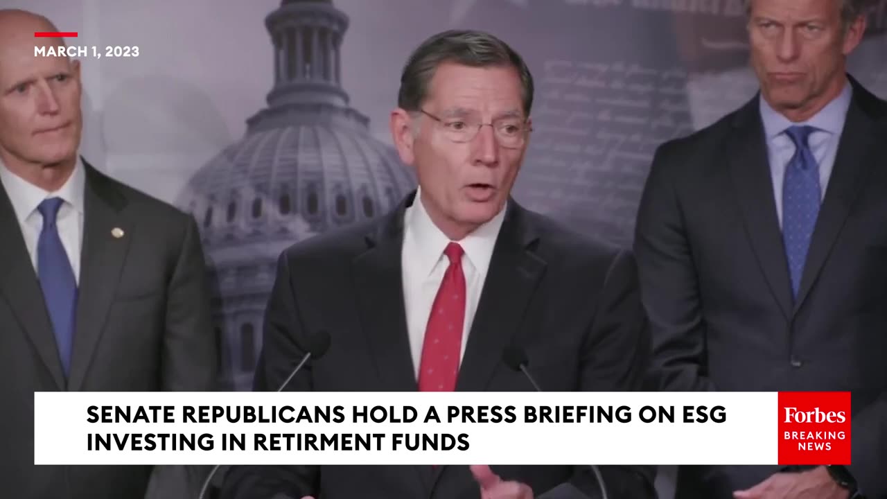 John Barrasso Blasts 'Woke And Weaponized Bureacrats' Behind Biden ESG Rule