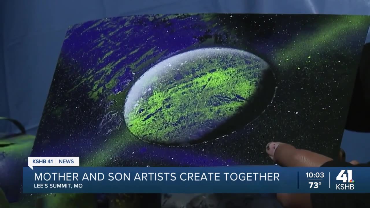 Lee's Summit mother, son share passion for art while running separate businesses