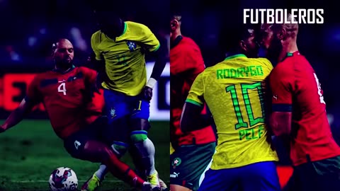 Así FUE la TREMENDA BRONCA de AMRABAT con RODRYGO y VINICIUS en la VICTORIA de MARRUECOS a BRASIL