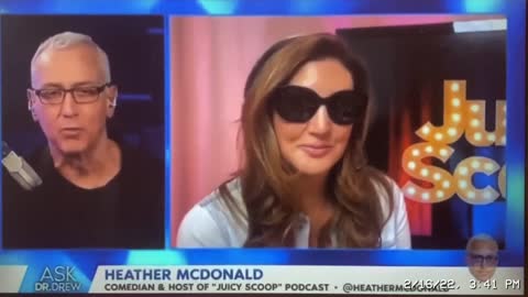 Heather McDonald passing out on stage and Dr. Drew Interview
