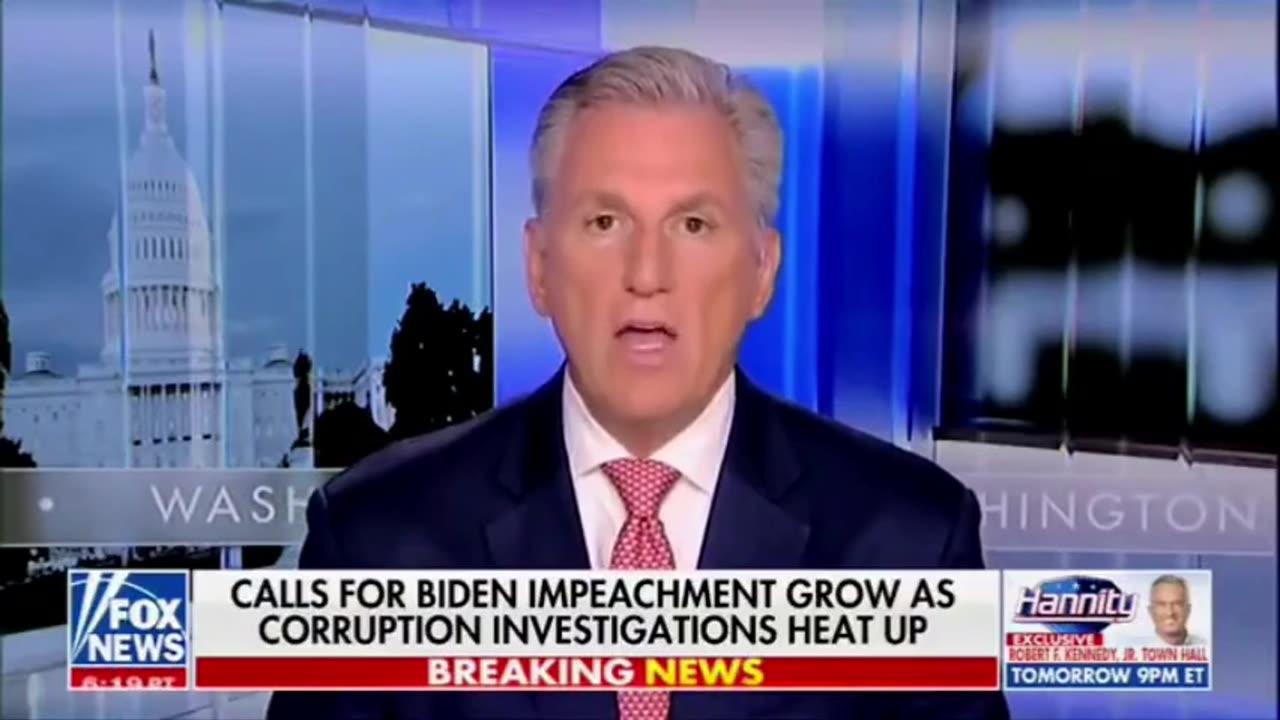 McCarthy Drops Huge New Details On The Biden Impeachment Inquiry