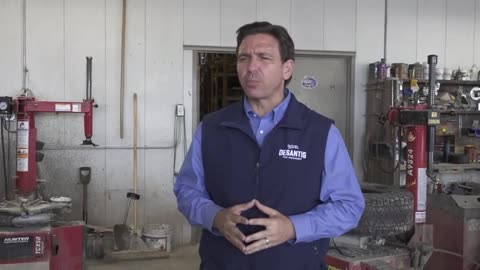 Gov. Ron DeSantis would pardon Trump if elected
