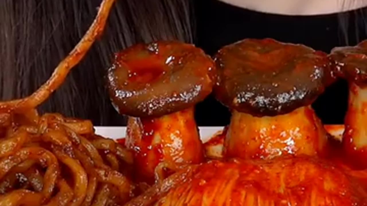 spicy chicken curry eating show asmr eating noodles and eggs no talking