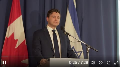 CONSERVATIVE LEADER OF CANADA SPEAKS TO THE JEWISH COMMUNITY