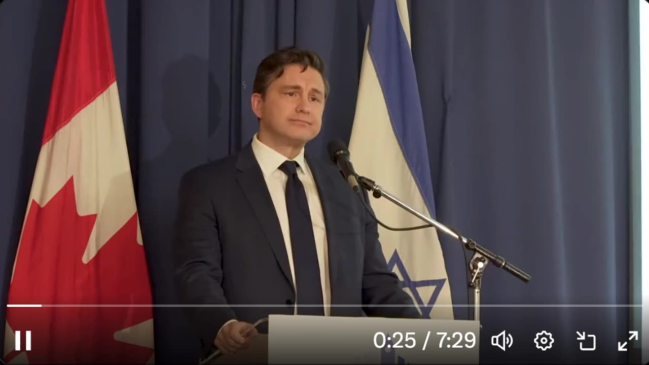 CONSERVATIVE LEADER OF CANADA SPEAKS TO THE JEWISH COMMUNITY
