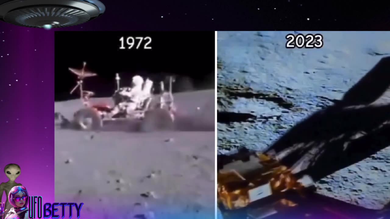 1972 VS 2023 Moon Footage