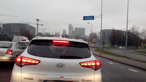 Нарушение правил дорожного движения Вильнюс 2017 11 14