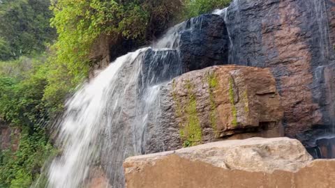 The waterfall for natural tourism
