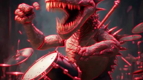 dino on metal core