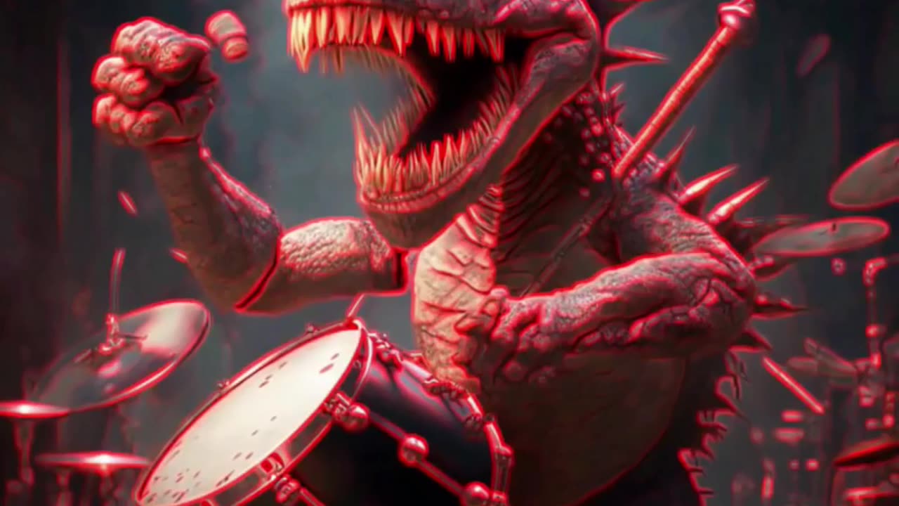 dino on metal core