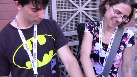 Couple Hypnotized to Kiss