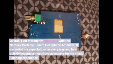Neoteck Portable 3.5mm Headphone #Amplifier Two-Stage Gain Switch-Overview
