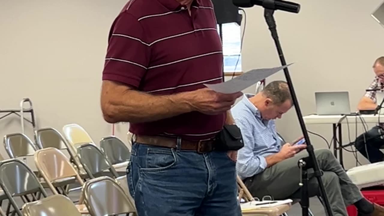 Sen Dennis Guth HD- IUC/SCS INFORMATIONAL MTG - Garner, Iowa 13 SEPT 2024