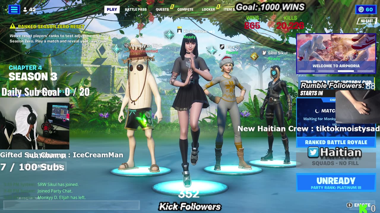 ๐Rumble is the Best ๐Haitian Top Ranked ๐| ๐ Sub Goal 6/20 ๐ ๐จ