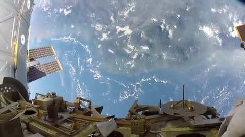Action Cam Footage from October 2017 Space Walk