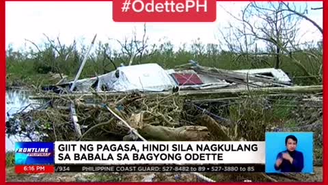 PAGASA, iginiit na hindi sila nagkulang sa pagbabala vs.#OdettePH