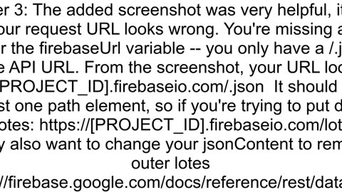 Firebase Realtime Database REST API returns Unauthorized even with token