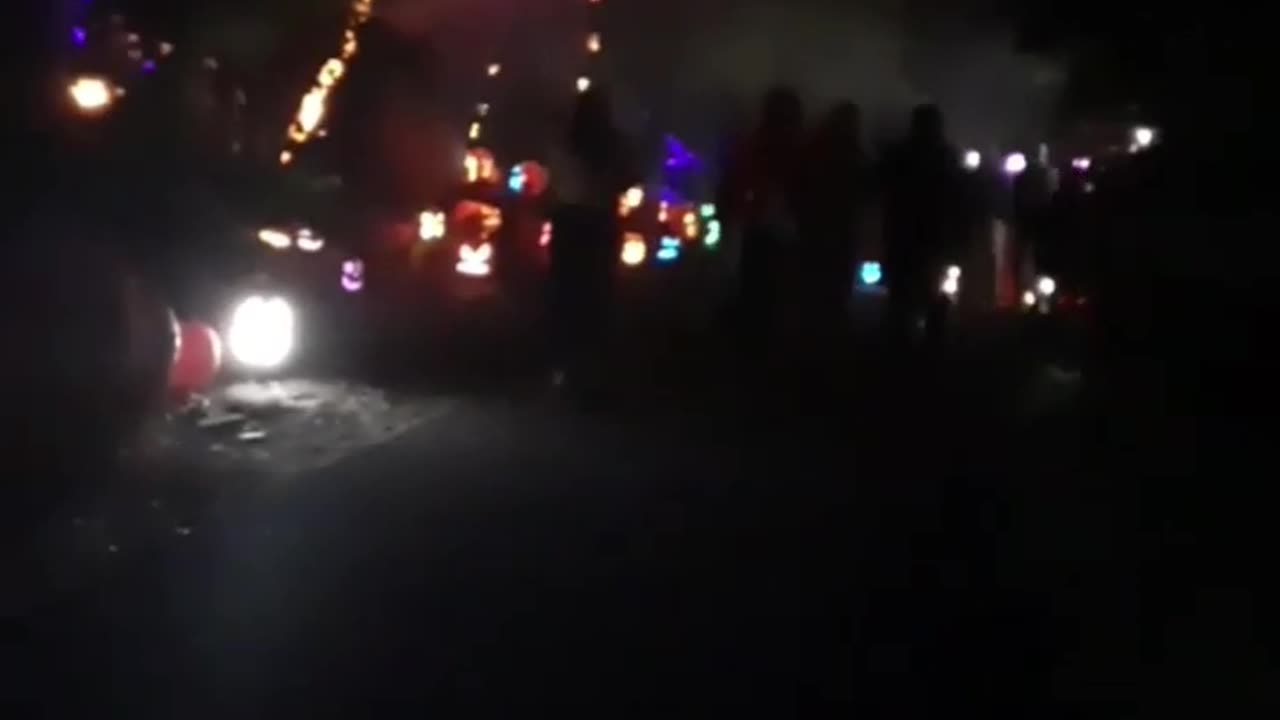 Lighted pumpkins everywhere! This is really cool yawl!