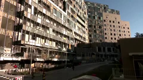 Rescuers search for survivors at Kyiv children's hospital