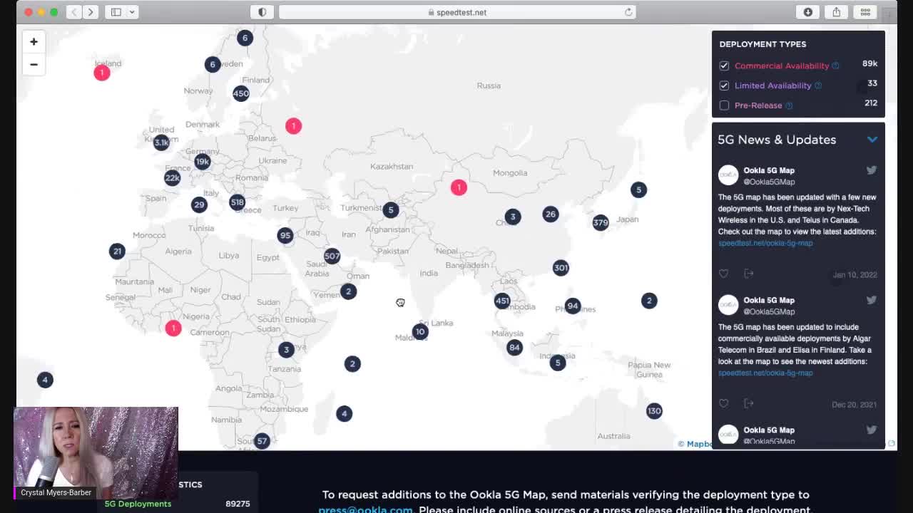 Look at all these 5G towers all over the world!! rolled out!! Part 2