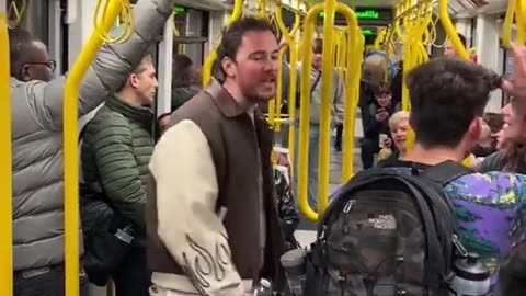 singing I well be waiting on the train