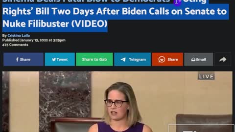 Kyrsten Sinema & Joe Manchin Are Hero Democrats