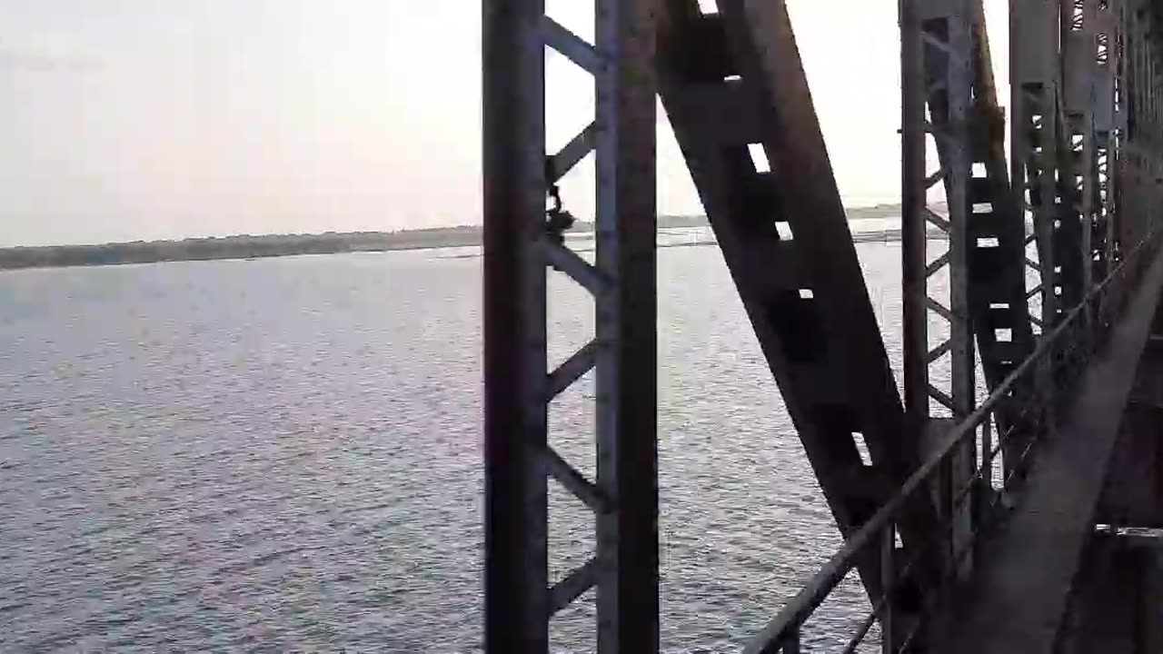 Passing Godavari River