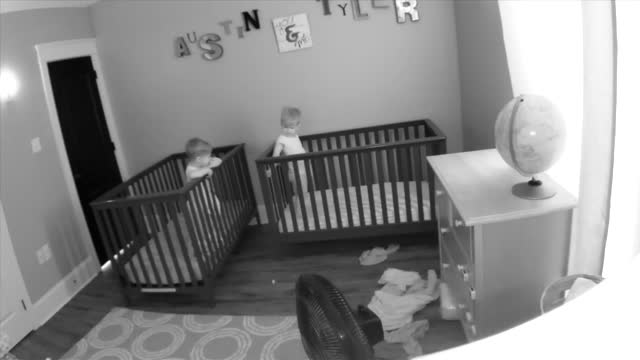 How Our Twins Travel by Crib