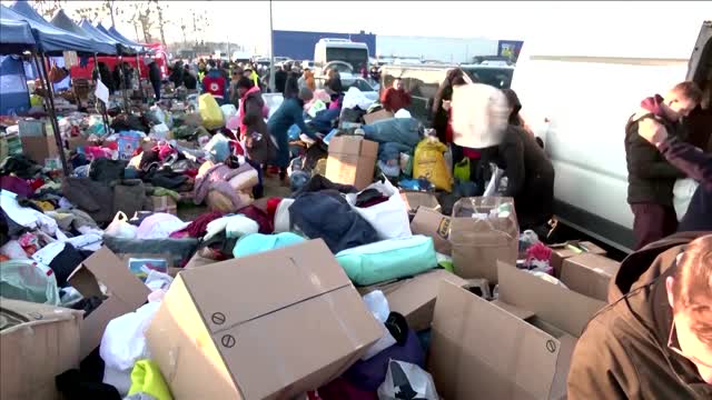 Refugee stood "all day and night" at Ukraine border