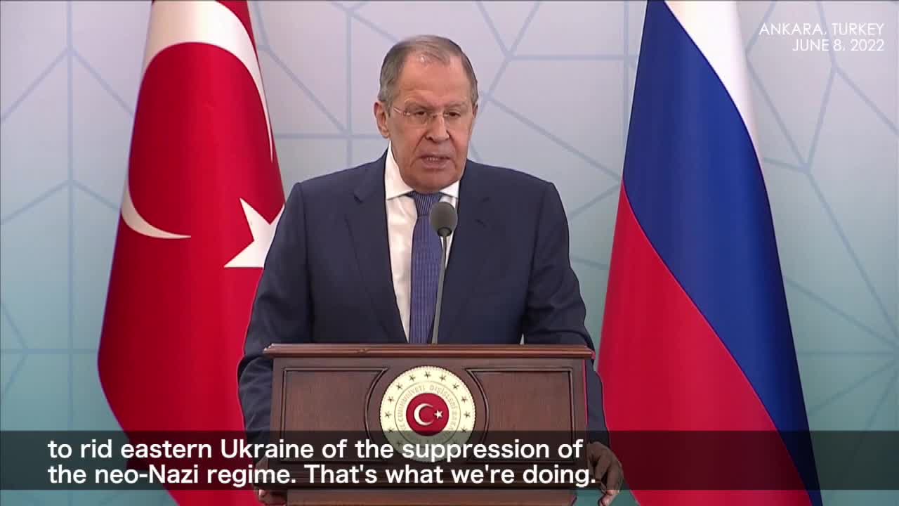 Lavrov destroys Ukrainian reporter who asks about Russia's 'theft' from Ukraine