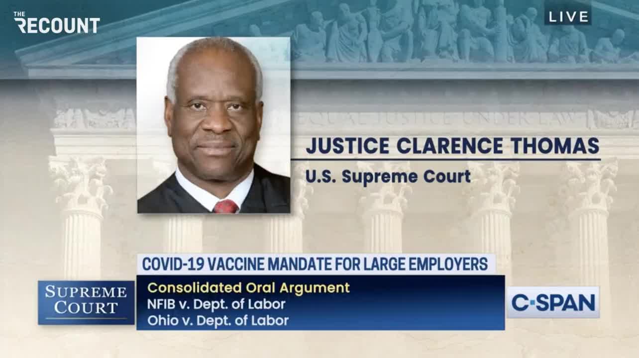 Clarence Thomas Asks A Big COVID Question Big Pharma Doesn't Want You To Know The Answer To